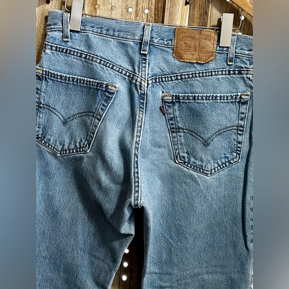 Levi's 550 Blue Straight Jeans Timeless Design 34W 30L - Picture 2 of 6